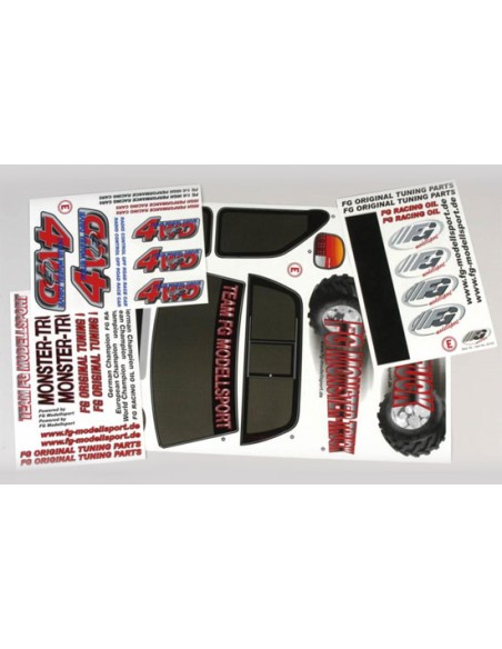 Autocollants Truck 4wd