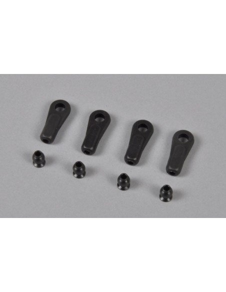 Chapes+billes 7mm 7x9mm (4p)
