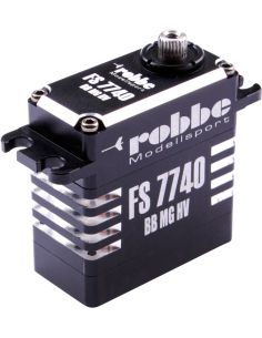 Robbe Modellsport FS 7740 BB MG HV WP Digital BL Servo Boîtier en aluminium, étanche, brushless
