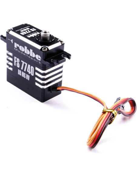 Robbe Modellsport FS 7740 BB MG HV WP Digital BL Servo Boîtier en aluminium, étanche, brushless