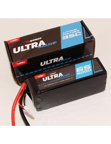 Accu Robbe Modellsport RO-POWER ULTRA MAXAMP 5000MAH 22,2 VOLT 6S 35(70)C LIPO AKKU XT-90