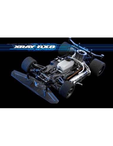 Voiture rc Kit XRAY RX8 Piste 1/8 Thermique - 2023