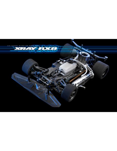 Voiture rc Kit XRAY RX8 Piste 1/8 Thermique - 2023