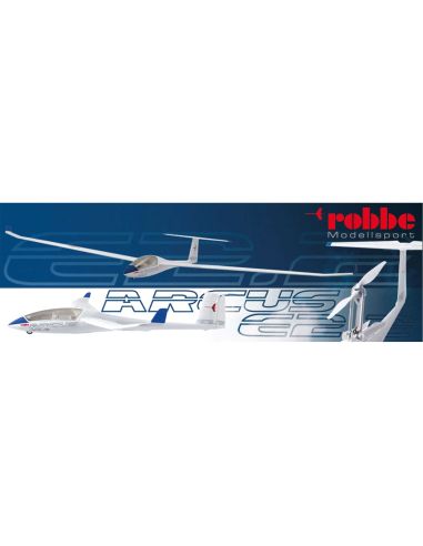 Modelisme rc, planeur Robbe Modellsport ARCUS E 2.2 ARF(PNP) avec moteur à pales repliables Train d'atterrissage rétractable et 