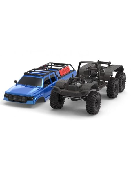 Crawling kit - AT6 EMO 6x6 1/10 RTR Kit (blue) | Ventedemodelisme.fr