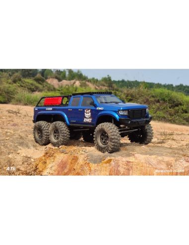 Crawling kit - AT6 EMO 6x6 1/10 RTR Kit (blue) | Ventedemodelisme.fr