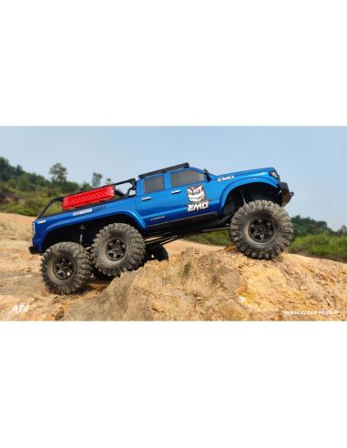 Crawling kit - AT6 EMO 6x6 1/10 RTR Kit (blue) | Ventedemodelisme.fr