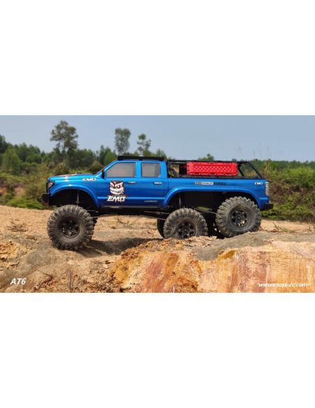 Crawling kit - AT6 EMO 6x6 1/10 RTR Kit (blue) | Ventedemodelisme.fr