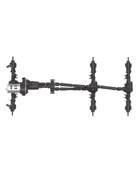 Crawling kit - AT6 EMO 6x6 1/10 RTR Kit (blue) | Ventedemodelisme.fr