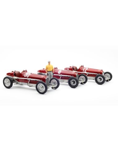 Voiture de collection CMC Vainqueur Ensemble Tazio Nuvolari CMC Alfa-Romeo P3