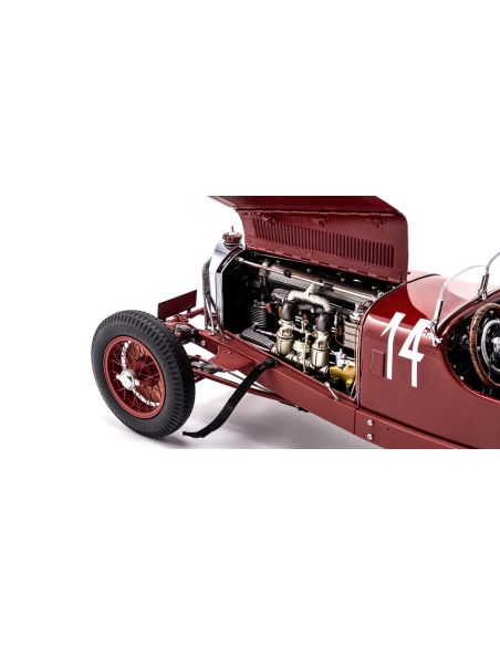 Voiture de collection CMC Mercedes-Benz SSK Course d'automne argentine 1931, 14 Zatuszek, rouge