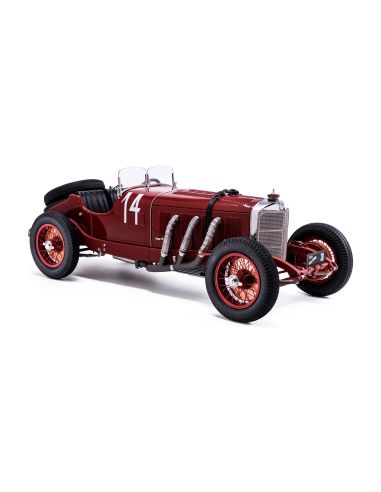 Voiture de collection CMC Mercedes-Benz SSK Course d'automne argentine 1931, 14 Zatuszek, rouge