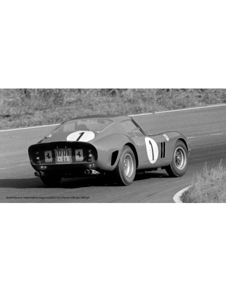 Voiture de collection CMC Ferrari 250 GTO, 1000km Paris Montlhéry, P.+R. Rodriguez, 1 Édition limitée 2200 pièces.