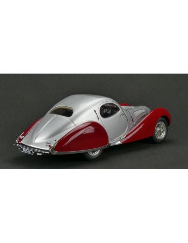 Voiture de collection CMC Talbot-Lago Coupé T150 C-SS Figoni & Falaschi "Teardrop", 1937-39 argent / rouge Édition limitée 1500 