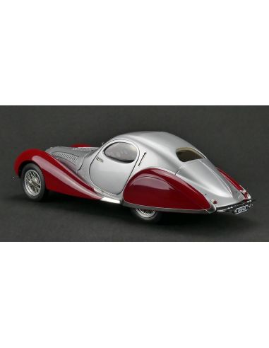 Voiture de collection CMC Talbot-Lago Coupé T150 C-SS Figoni & Falaschi "Teardrop", 1937-39 argent / rouge Édition limitée 1500 