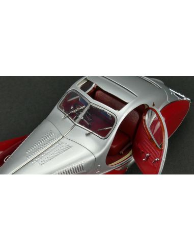 Voiture de collection CMC Talbot-Lago Coupé T150 C-SS Figoni & Falaschi "Teardrop", 1937-39 argent / rouge Édition limitée 1500 