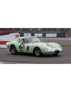 Voiture de collection CMC Ferrari 250 GTO, Goodwood 1962, 15 Stirling Moss Team/Irlande Édition limitée 2200 pièces. 2