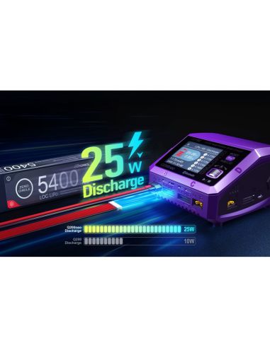 Chargeur modélisme Q200 neo Quattro AC/DC Charger (AC max 200W - DC max 400W)