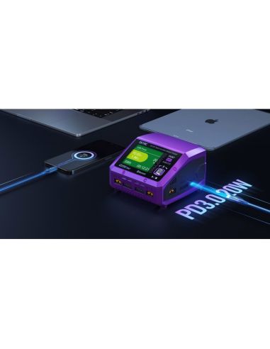 Chargeur modélisme Q200 neo Quattro AC/DC Charger (AC max 200W - DC max 400W)