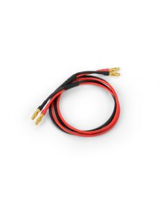 Câble 600mm avec fiches banane 4mm - HUDY - 104090