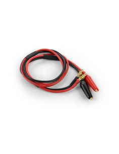 Câble 600mm avec fiches banane 4mm et prises crocodile