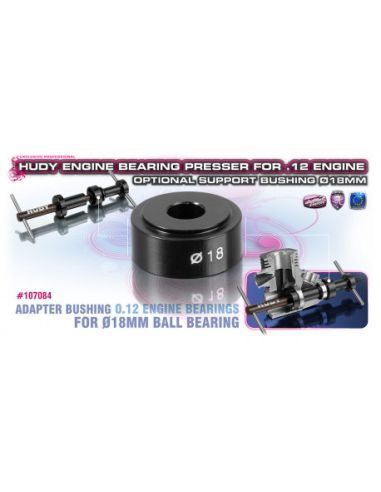 Bague 18mm roulements moteur .12