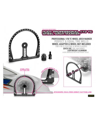 Kit de traçage de roue carrosserie 1/10 TC