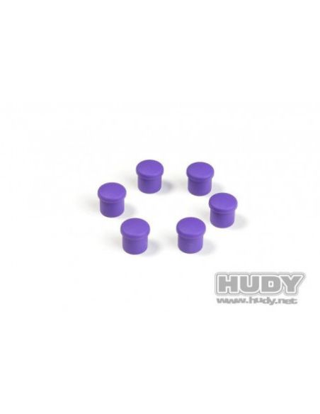Bouchon de manche 14mm violet (6)