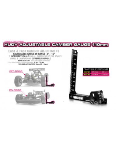 Équerre de carrossage réglable 110mm