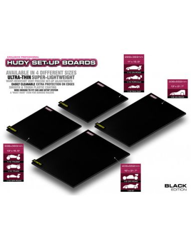 Planche de réglage Light 1/10 Piste - Noir