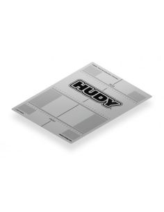 Autocollant 282x386mm pour Planche 1/10 TC