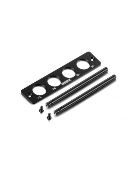 Support amortisseurs TT 1/10 pour plateau 109801