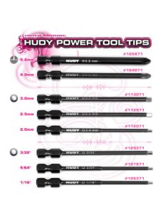 Embout visseuse Allen 3/32x90mm 2