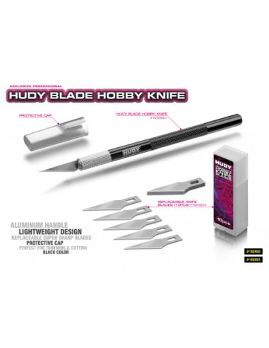 Scalpel avec manche en aluminium