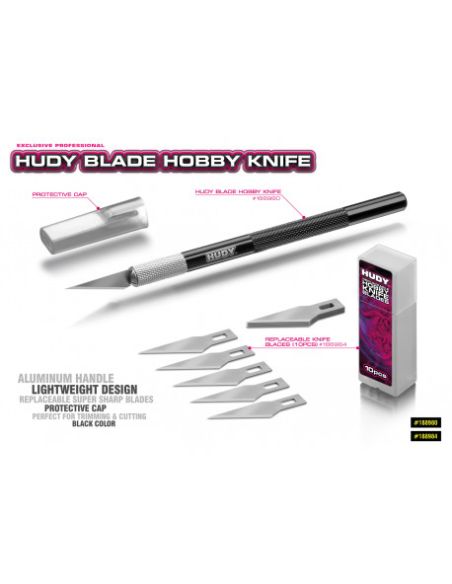 Scalpel avec manche en aluminium