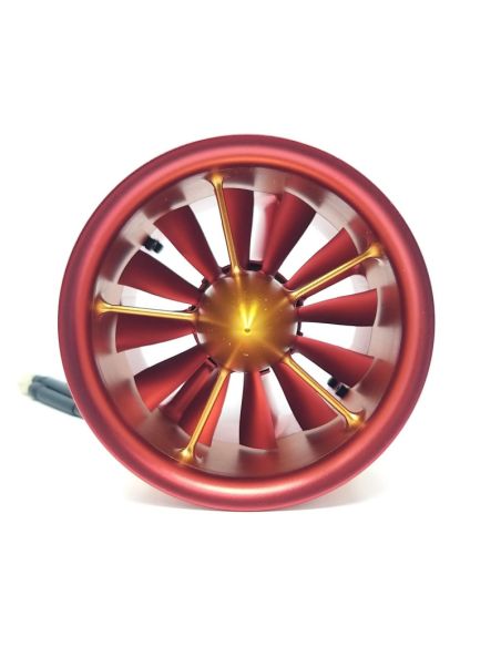Aéromodélisme, avion RC Turbine EDF JP HOBBY 70MM 12 Pales V2 + Moteur 4-6S 2250KV (CCW)