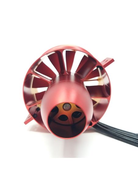 Aéromodélisme, avion RC Turbine EDF JP HOBBY 70MM 12 Pales V2 + Moteur 4-6S 2250KV (CCW)