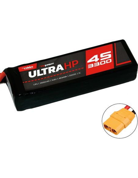 Modelisme accu Robbe Modellsport RO-POWER ULTRA HP 3300MAH 14,8 VOLT 4S Batterie Lipo