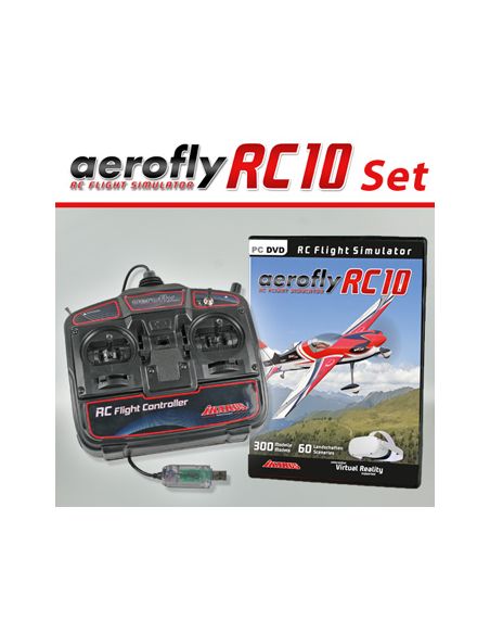 Simulateur Aerofly RC10 avec game commander