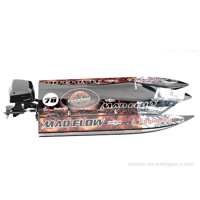 Bateau rc MAD FLOW V3 BRUSHLESS ARTR