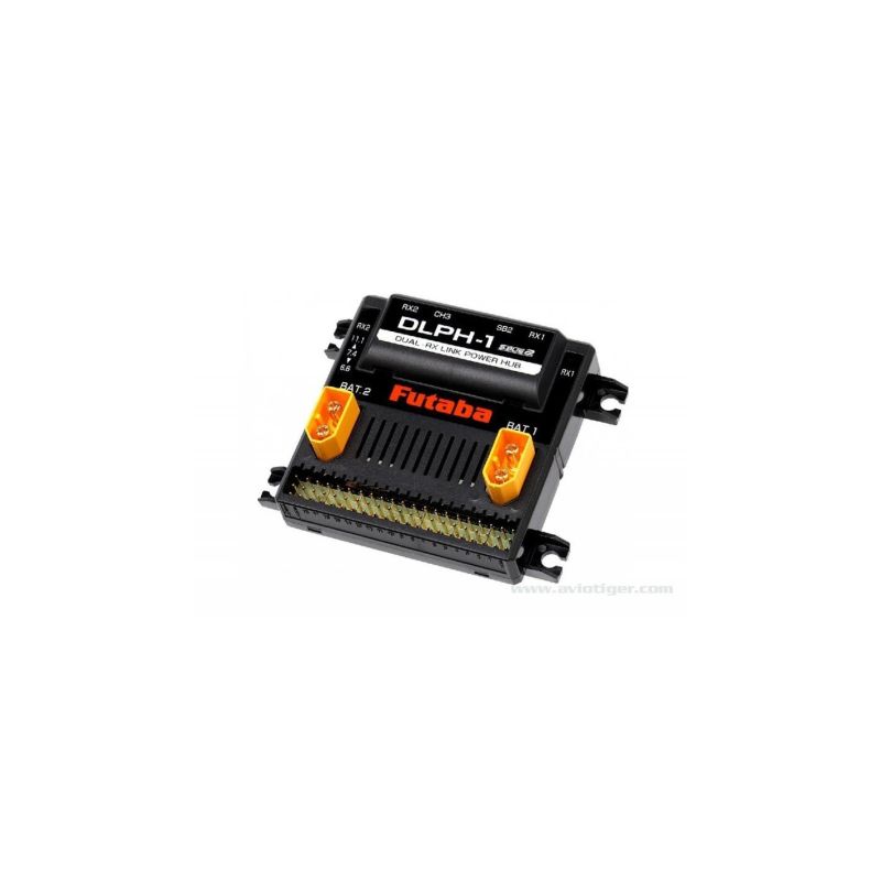 Radio futaba T16iZ Super + recepteur R7208SB + avec DOUBLE ALIMENTATION FUTABA DLPH-1 - Nouveauté