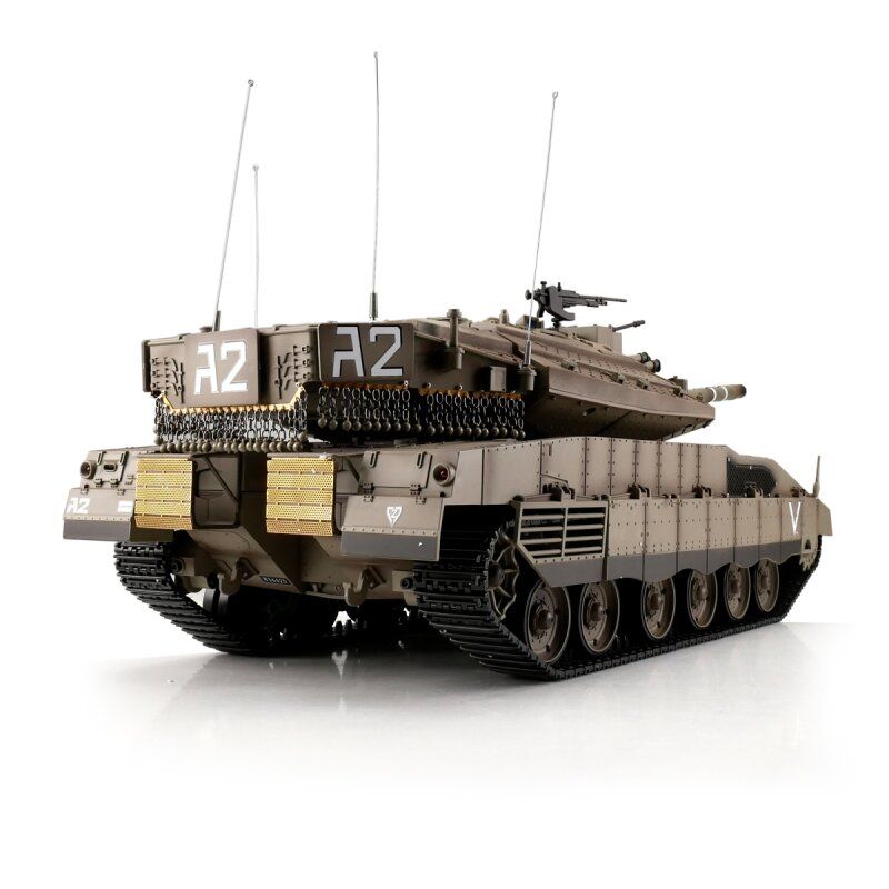 Tank 1/16 RC IDF MERKAVA MK IV BB+IR (chenilles métalliques)