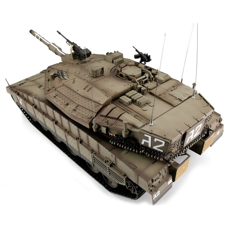 Tank 1/16 RC IDF MERKAVA MK IV BB+IR (chenilles métalliques)
