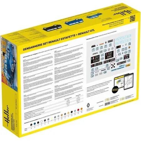 STARTER KIT Gendarmerie Set Renault Estafette + Renault 4TL