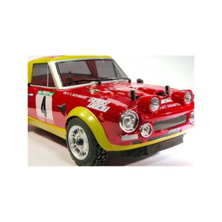 Voiture Rally Legends FIAT 124 ABARTH Portugal 1975 1/10 RC car RTR Kit