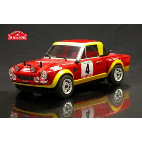 Voiture Rally Legends FIAT 124 ABARTH Portugal 1975 1/10 RC car RTR Kit