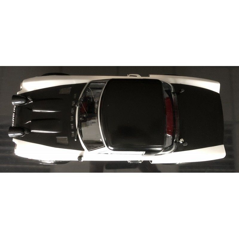 Voiture Rally Legends FIAT 124 Abarth Rally White-Black RTR