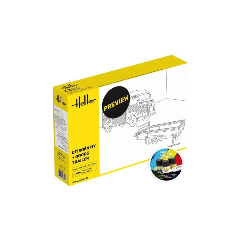 STARTER KIT Citroen HY + Goods Trailer