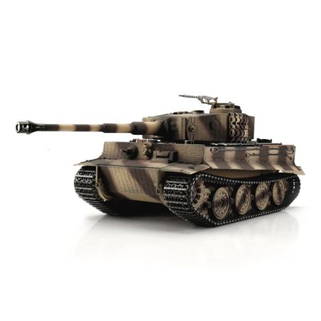 1/16 RC Tiger I Version tardive Desert BB Smoke | Ventedemodelisme.fr