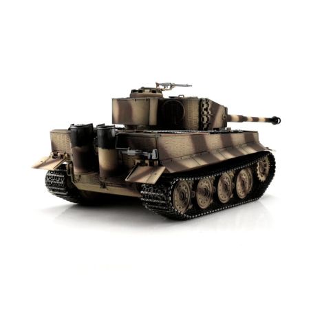 1/16 RC Tiger I Version tardive Desert BB Smoke | Ventedemodelisme.fr